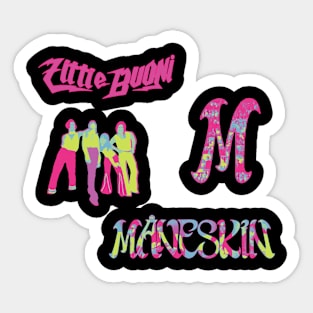 Zitti e buoni Maneskin Sticker